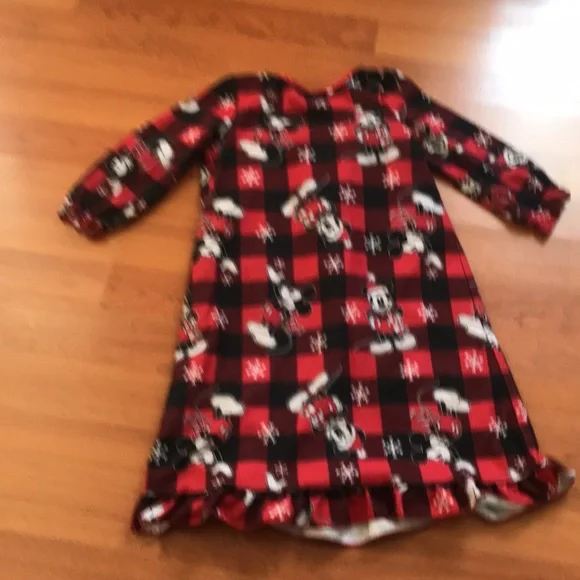 Disney Red and Black Mickey Mouse Kids Nightgown - Picture 5 of 6